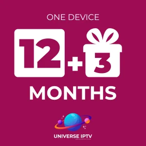 One Device 12 Months + 3 Free Subscription