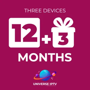 Three Devices 12 Months + 3 Free Subscription